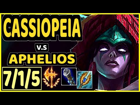 SHOK (CASSIOPEIA) vs APHELIOS - 7/1/5 KDA BOTTOM ADC CHALLENGER GAMEPLAY - OC