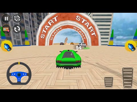 Formula Car Stunt - NEw Green Gt Sport Car Unlocked - Multiplayer Mode All Levels Android Gameplay