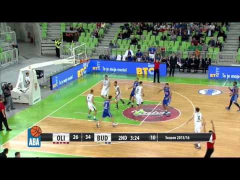 ABA Liga 2015/16 highlights: Union Olimpija - Budućnost VOLI, R07 (24.10.2015)