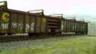 preview picture of video 'CSX Rail Train at New River'