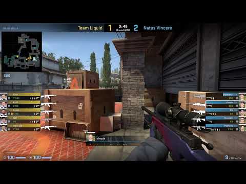 CS:GO POV Demo Na'Vi S1mple (33/15) vs Liquid (de_inferno)