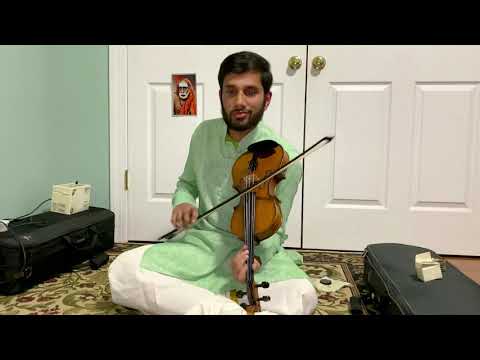 Madhu Vadlamani Violin Solo - Devadeva (Poorvikalyani), Swati Tirunal