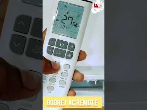 GODREJ AIR CONDITIONER 5IN1 REMOTE #trending #youtube #viral #lg #electronic #bestAC2023