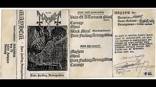 Mayhem - Ghoul (rehearsal), 1986