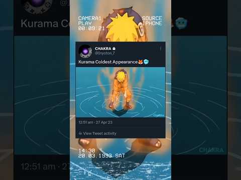 Kurama's Appearance in OG Series 🥶 #naruto #shorts