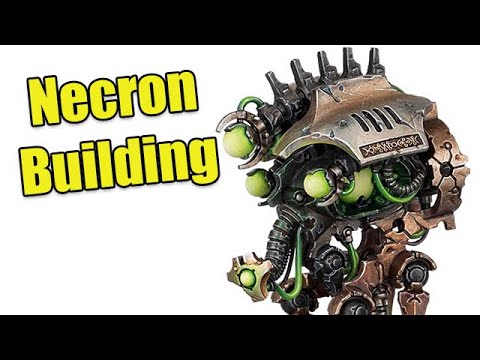 Building the New 40k Necrons (Canoptek Reanimator, Cryptothralls, Skorpekh Destroyers, Plasmacyte)