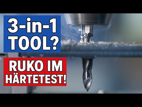 3-in-1 Bohrer von RUKO im Härtetest 🔧 Gewinde schneiden, bohren & senken in Rekordzeit!