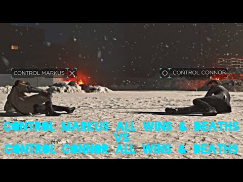 Control Markus VS Control Connor All Wins & Deaths (Revolution) Detroit Become Human