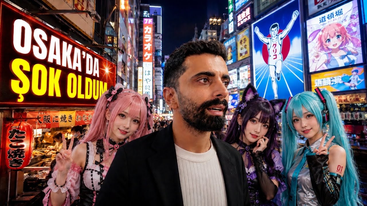 Japonya’nın Çılgın Gece Hayatı! Osaka’da Meşhur Wagyu Eti Yedim / 769