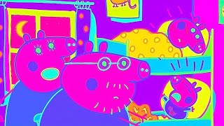 George Pig Crying In Bed | Video Effects (Robot,Cinema,Reverse) And Other Effects