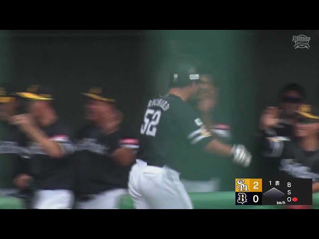 【ファーム】打った瞬間!! ホークス・リチャード 2試合連発の先制2ランホームラン!!  2023年7月8日 オリックス・バファローズ 対 福岡ソフトバンクホークス