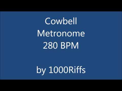 Cowbell Metronome 280 BPM