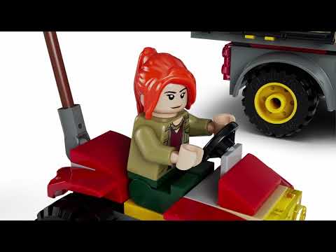 Gambar LEGO Jurassic World Young T-Rex Transport Truck Set 115 pcs 77978 - Mix