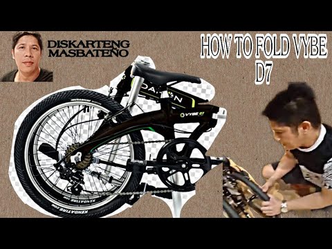 How to Fold Dahon Vybe D7 Folding Bike