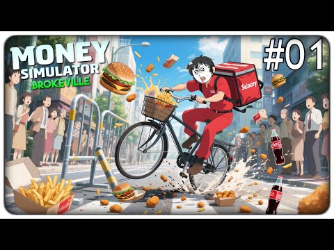 VOLEVO DIVENTARE RICCO FACENDO IL RIDER DEL McDONALD... PESSIMA IDEA | Money Simulator - ep.01