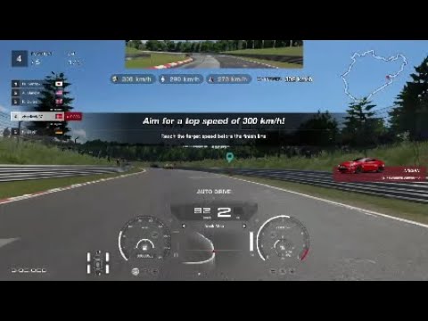 Gran Turismo sport Mission Challenge 3-5 Aim for a top speed of 300 km/h!