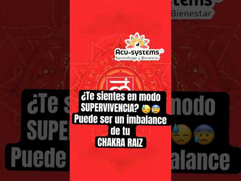 Chakra raíz: estrés y supervivencia. #Auriculoterapia y #floresdebach  🌱 ¿Cómo equilibrarlo?