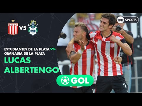 Lucas Albertengo (1-0) Estudiantes LP vs Gimnasia LP | Fecha 22 - Superliga Argentina 2018/2019