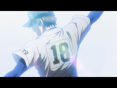 Sawamura's pitching vs Ouya Metropolitan | Ace of Diamond