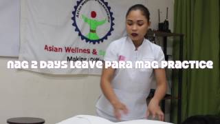 Philippine massage therapist inspiring everyone