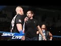 John Cena Dean Ambrose And AJ Styles Come Face To Face To Face SmackDown LIVE Oct 4 2016