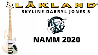Video thumbnail for Lakland Skyline Series Darryl Jones Signature 5 // NAMM 2020 by Rumblin Man