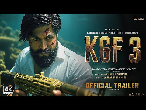 K.G.F: Chapter 3 - Official Trailer | Rocking Star Yash | Prabhas | Prashanth Neel