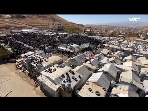 حريق يلتهم مئة خيمة في مخيم الاجئين السوريين بلبنان