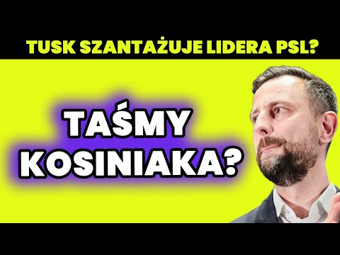 KOSINIAK-KAMYSZ BLACKMAILED? WITH CUSTODY TAPES IN THE BACKGROUND!