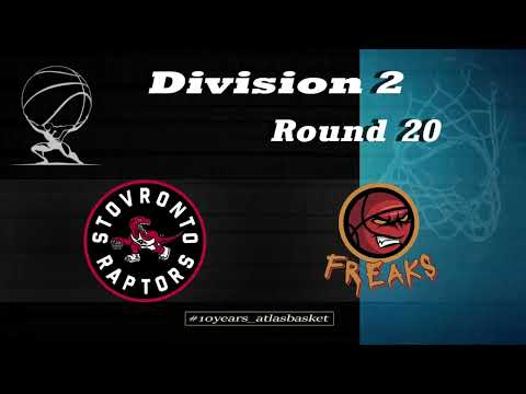 Atlasbasket - Division 2 - Round 20 - STOVRONTO RAPTORS vs FREAKS 47-71