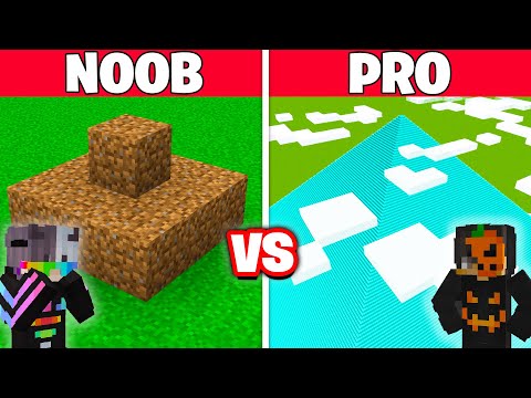 EPIC Minecraft Pyramid Battle: Noob vs Pro!