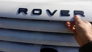 How to open hood without cable Land Rover / Otvorenie kapoty bez lanka.