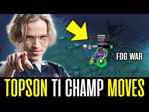 TOPSON Void Spirit showing some 2x TI Winner Moves - BIG BRAIN DOTA 2