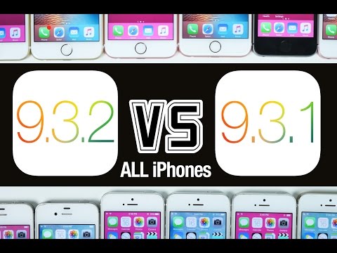 iOS 9.3.2 vs 9.3.1 Speed Test on iPhone 6S, 6, 5S, 5, 4S & SE!