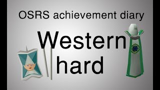 [OSRS] Western Provinces hard diary guide