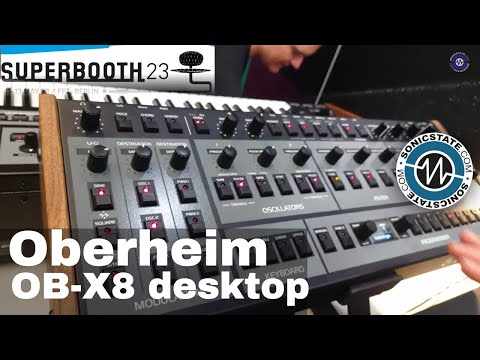 Superbooth 2023: Oberheim - OBX8 Desktop - Like the Keyboard but Smaller and More Affordable
