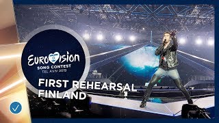 Finland 🇫🇮 - Darude feat. Sebastian Rejman - Look Away - First Rehearsal - Eurovision 2019