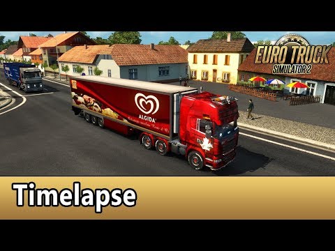 ETS2 Timelapse quer durch den Osten - Dashcam Zeitraffer - ETS2 ProMods 2.20