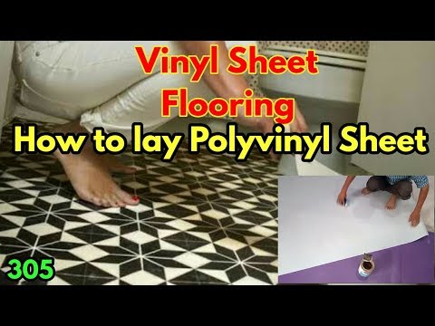 Method of laying pvc flooring