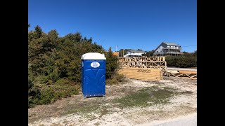Porta Potty Review - New Home Construction - Emerald Isle, NC - Feb. 21, 2021