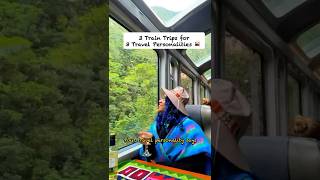 Train trips based on your travel personality #traintraveler #luxurytrain #traintravel #traintrip