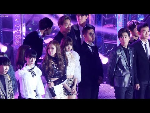 171225 블랙핑크(BLACKPINK),엑소(EXO) 전출연진 오프닝 직캠 Fancam (가요대전) by Mera