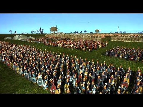 Praetorian Guards VS Royal Thorax Swordsmen (Total War Rome 2 CINEMATIC Battle)