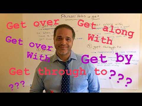 Phrasal verbs with get