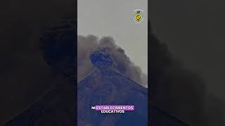 Alerta Roja en San Lucas Sacatepéquez por erupción del Volcán de Fuego