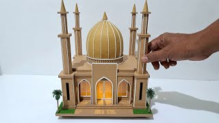 Download lagu CARA MEMBUAT MINIATUR MESJID DARI KARDUS #190 MESJID TERINDAH mp3