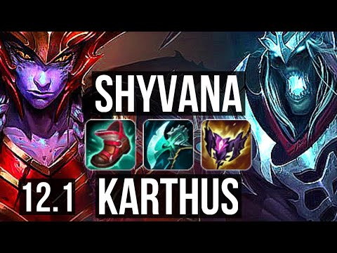 SHYVANA vs KARTHUS (JNG) | 1.5M mastery, Godlike, 300+ games | KR Diamond | 12.1