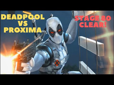 T3 Deadpool (X-Force Uniform) VS Stage 80 Proxima World Boss Ultimate (WBU) - Marvel Future Fight