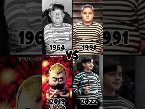 Addams Family 1964 vs 1991 vs 2019 vs 2022 #shorts #wednesday