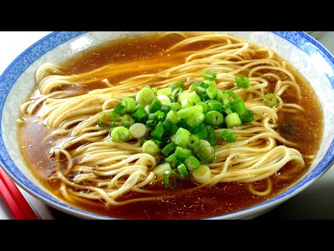 阳春面 Poor Man's Noodle Soup, aka yang chun mein